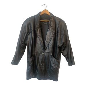 Vintage Pelle Leather Jacket S Retro Y2K